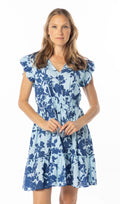 anais dress in blue harbor