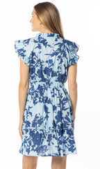 anais dress in blue harbor