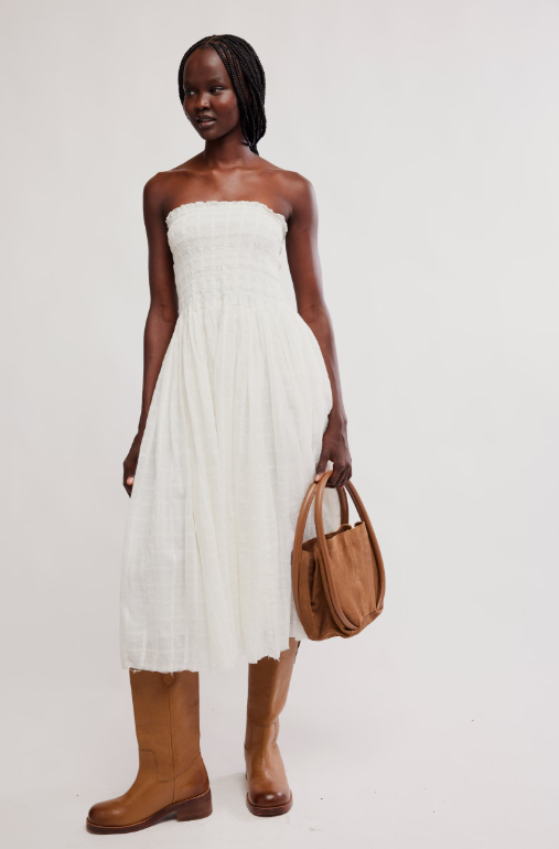 raven solid maxi in ivory