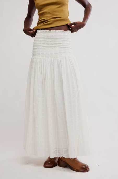 raven solid maxi in ivory