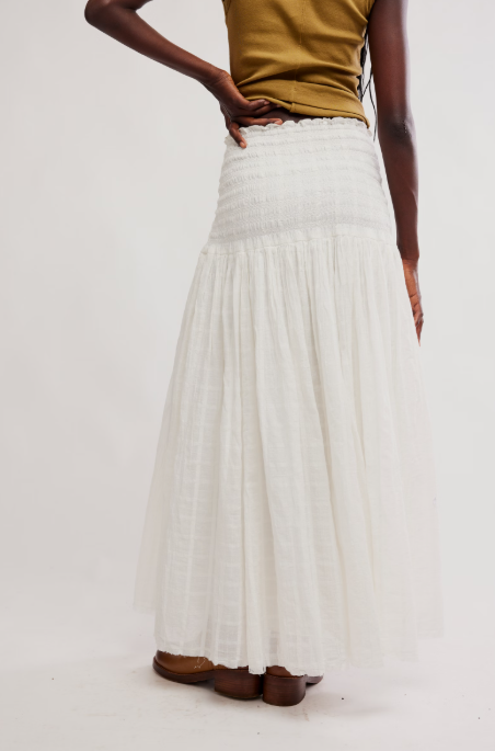 raven solid maxi in ivory