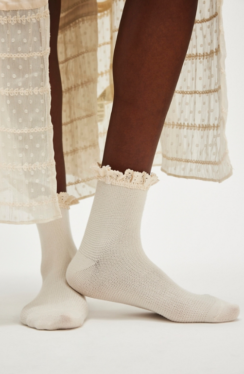 beloved waffle knit ankle sock