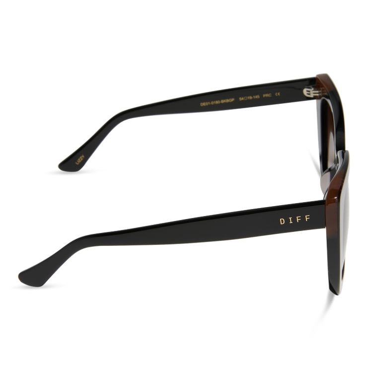 lizzy in black + brown gradient polarized