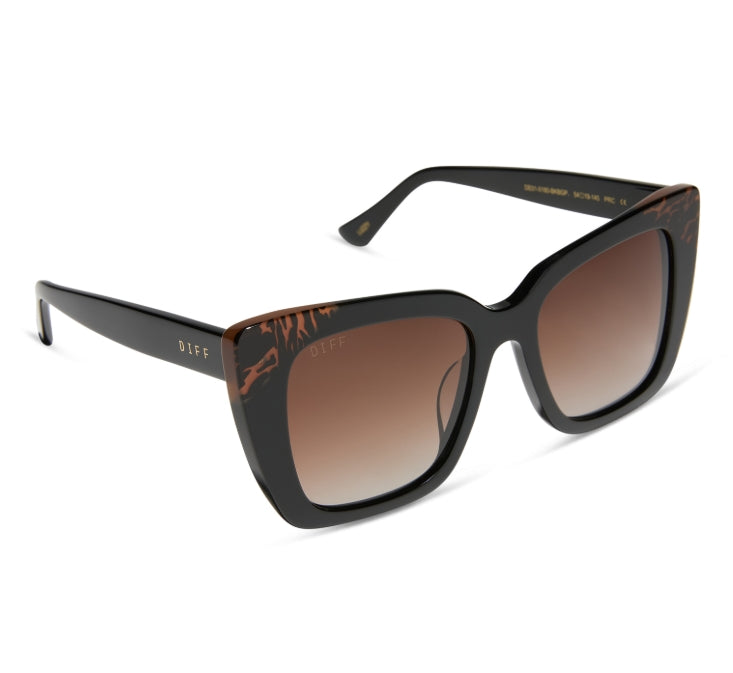 lizzy in black + brown gradient polarized