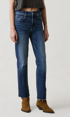 sabine straight ankle high rise in drop in the ocean