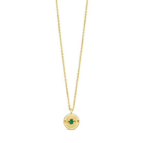 evil eye necklace - emerald