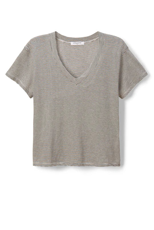 hendrix in ivory + black stripe