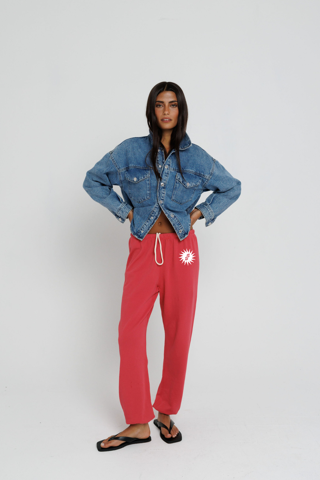 everyday sweatpant in red