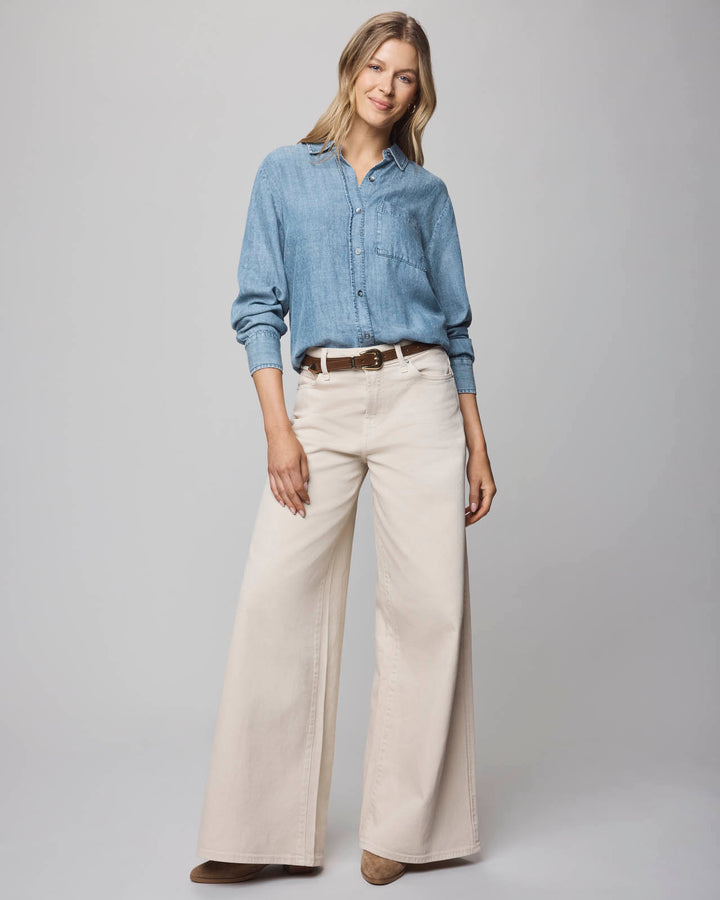 splendid reese indigo shirt