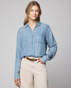 splendid reese indigo shirt