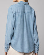 splendid reese indigo shirt
