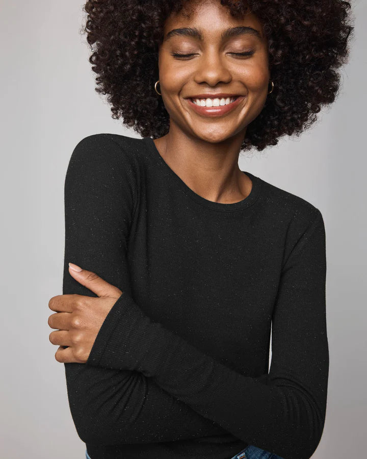 isabella eyelash shimmer long sleeve