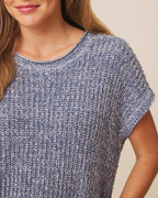 sola sweater in indigo