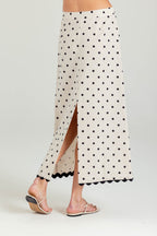 polka dot alden skirt