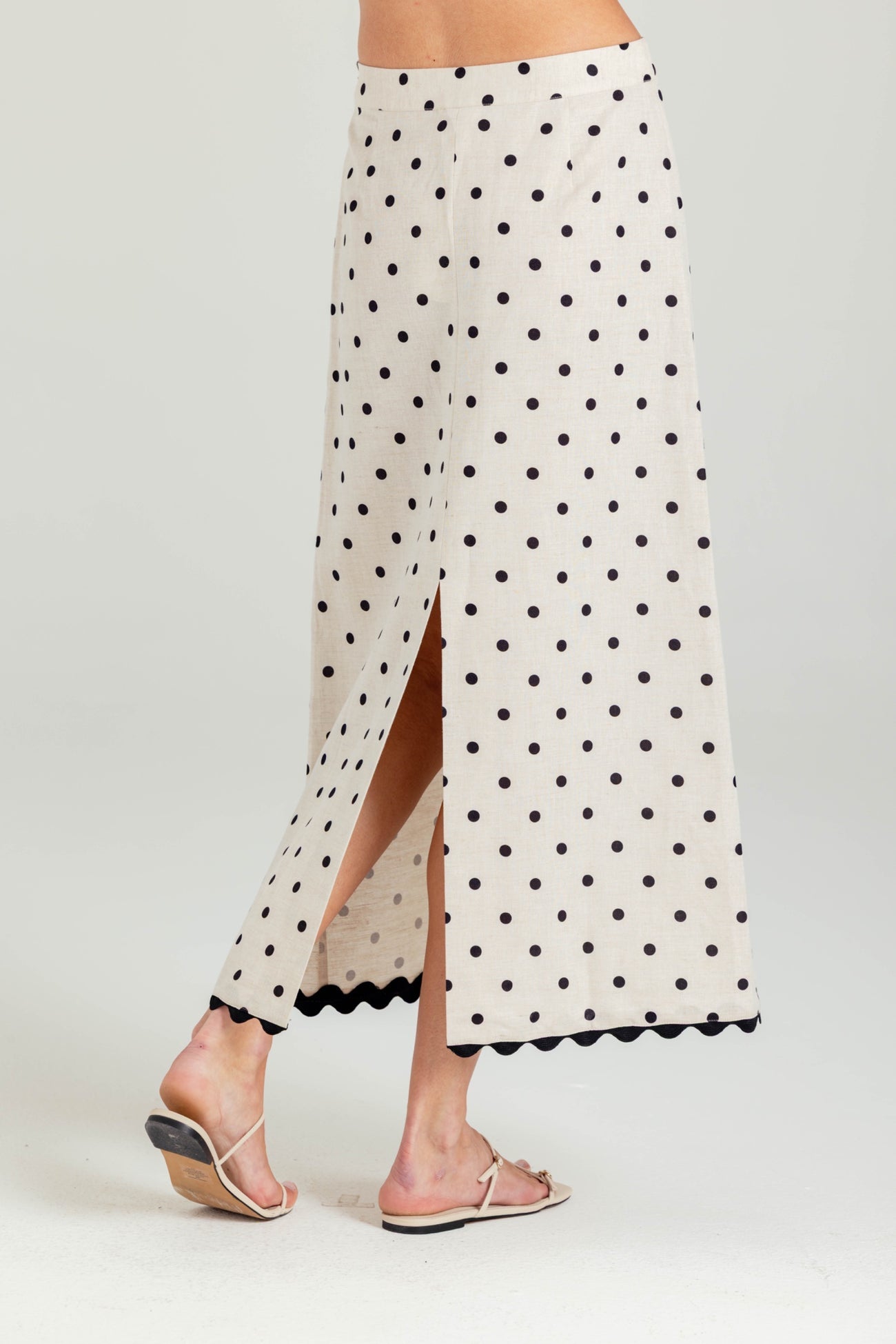 polka dot alden skirt