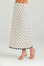 polka dot alden skirt