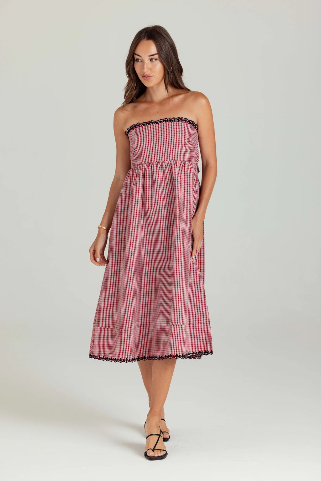 plaid logan dress