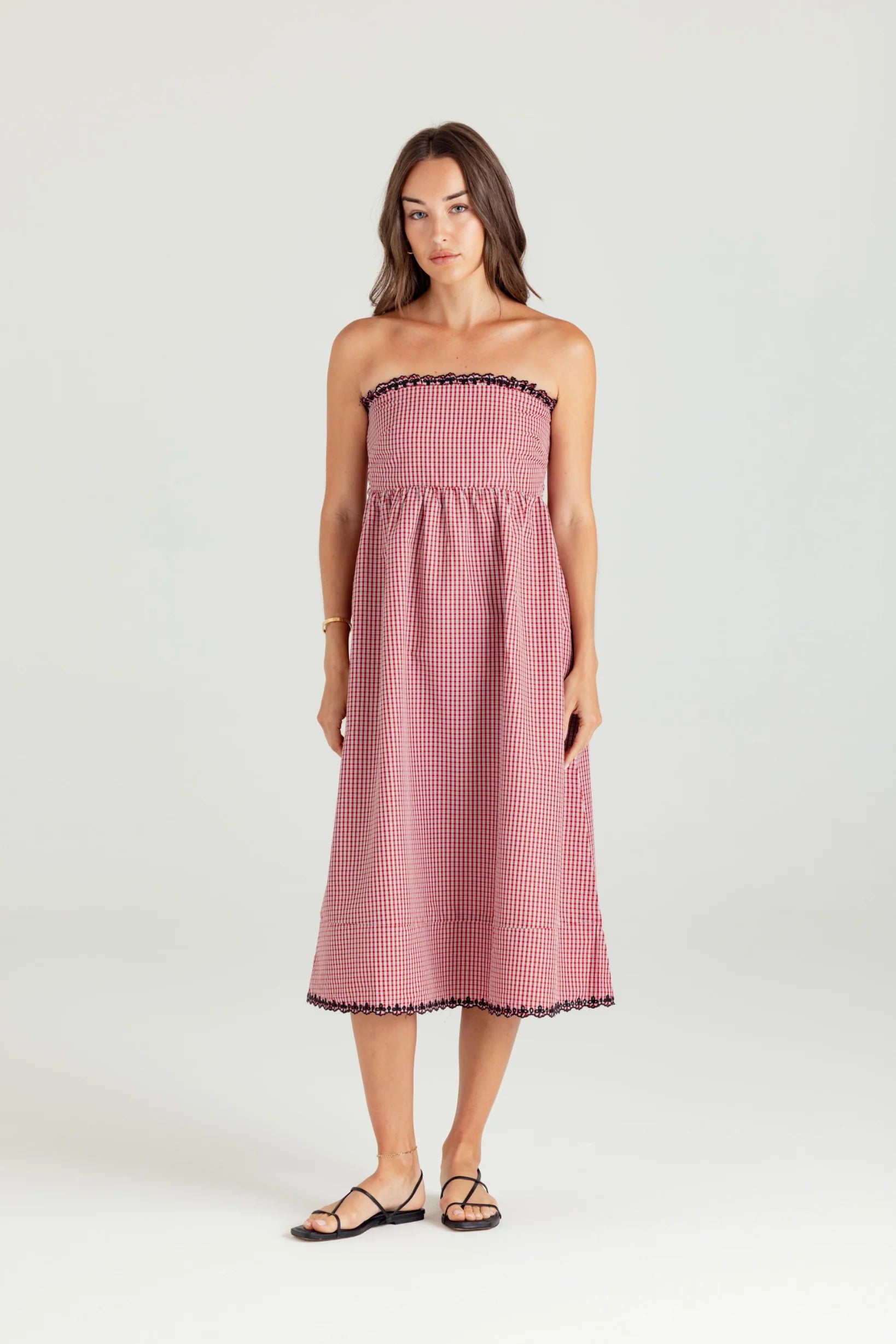 plaid logan dress