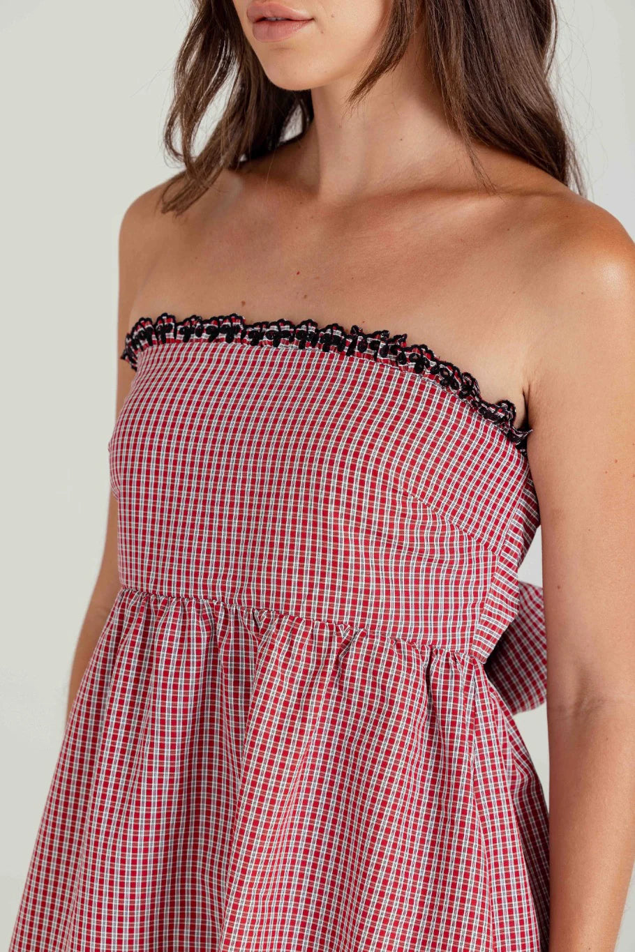 plaid logan dress