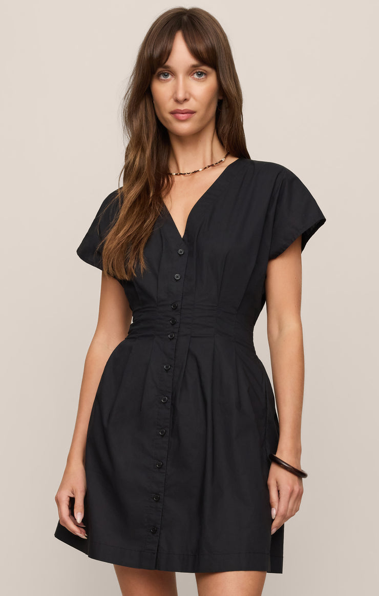 sanna poplin mini dress
