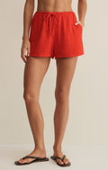 daylight airy gauze short in lychee