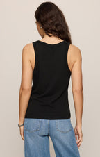 select airy tank in black