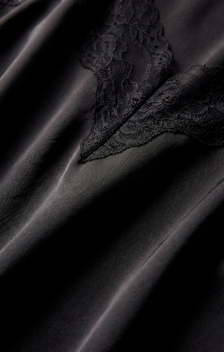 kori lace cami in black