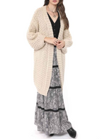 iggy hand knit chunky cardigan