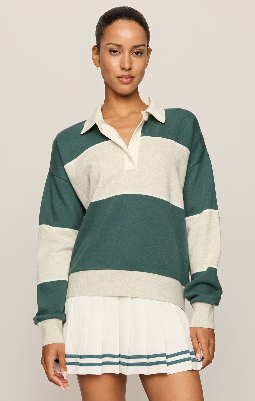 study break polo sweatshirt