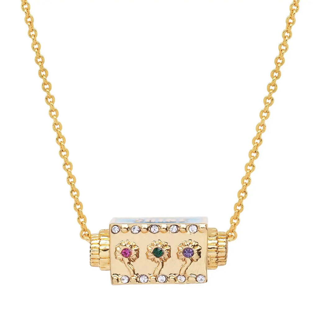 sunset peaks spinner necklace