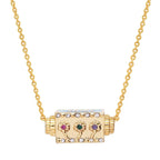 sunset peaks spinner necklace