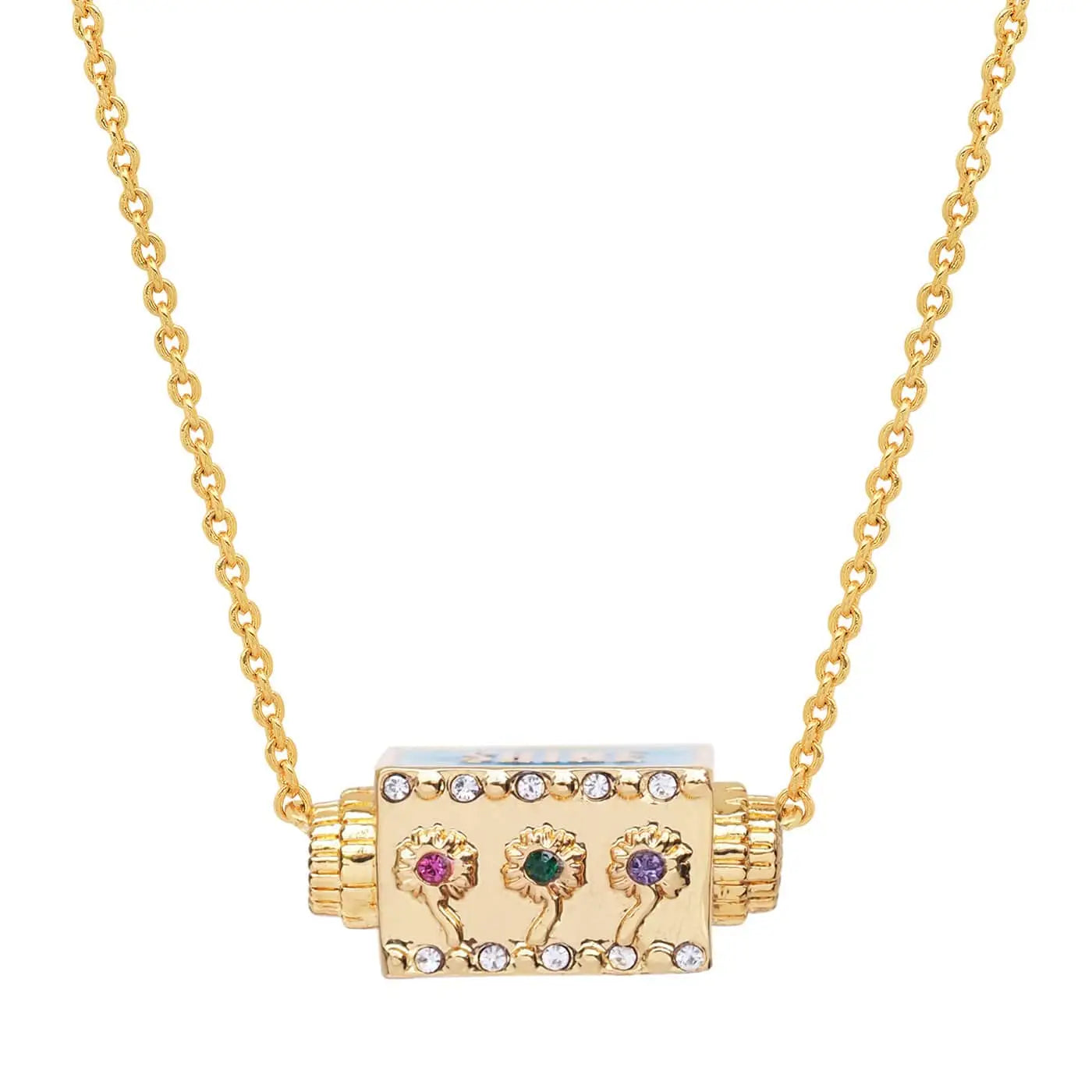 sunset peaks spinner necklace