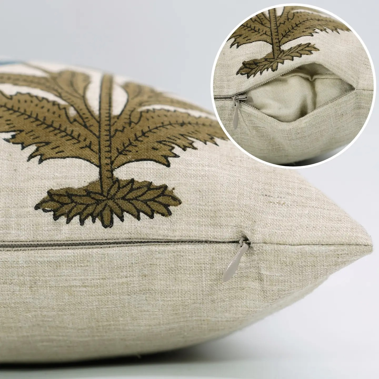 bohemian block print 20 x 20 pillow - dahlia