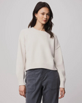 delaney sweater in pale oak heather