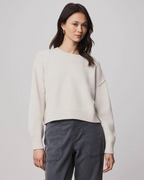 delaney sweater in pale oak heather