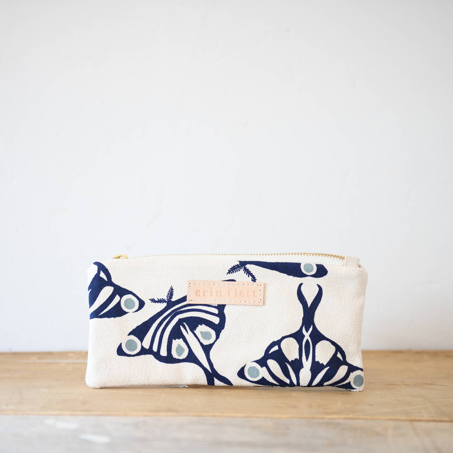 handprinted pencil case