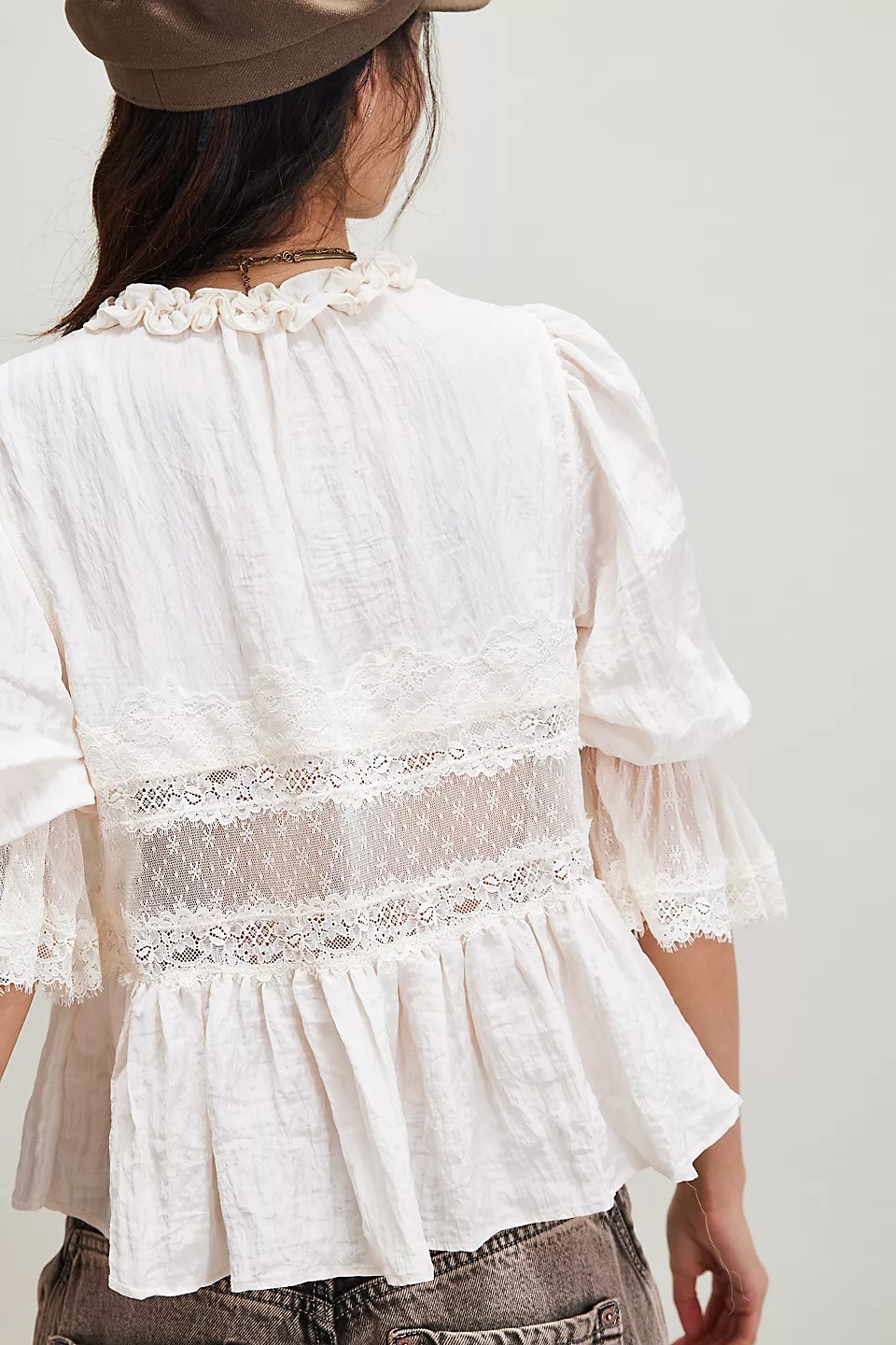 forever young bed jacket in white