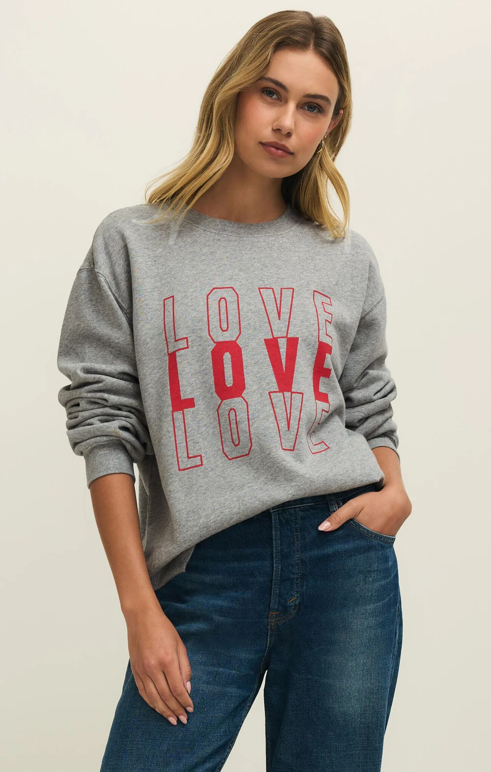 amor boyfriend sweatshirt