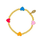 stars + hearts elastic bracelets