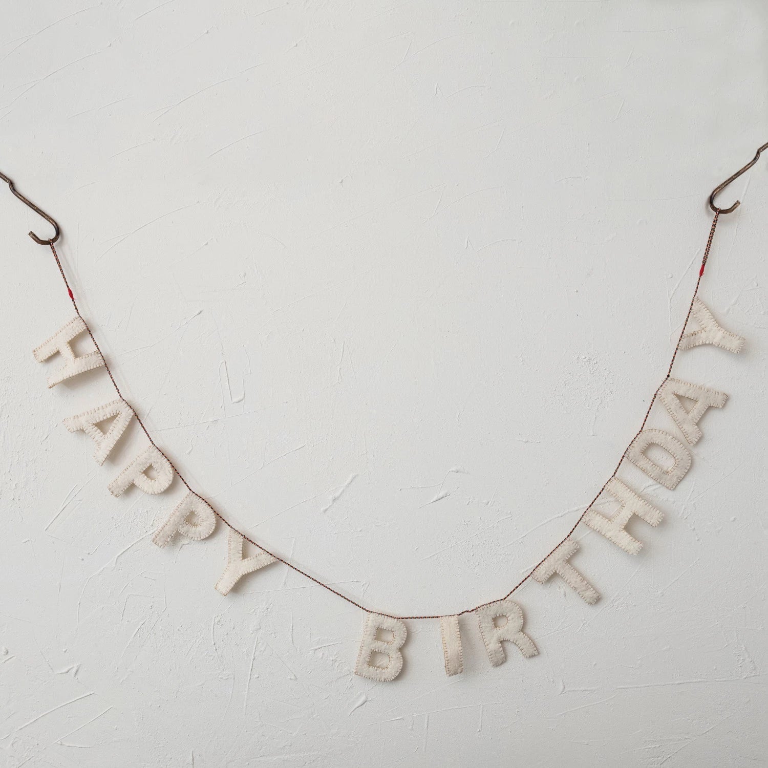 felt birthday banner