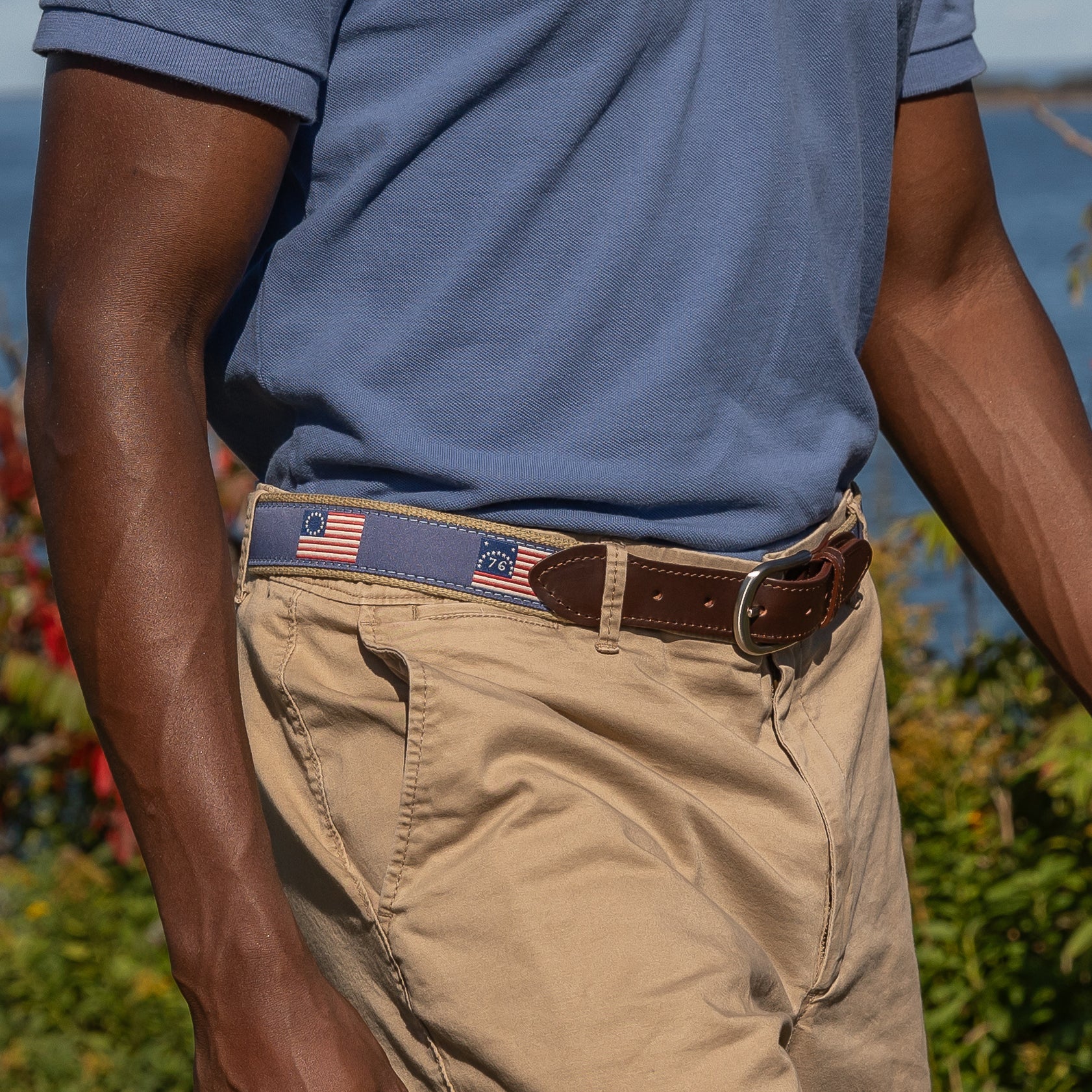historical flags ribbon belt