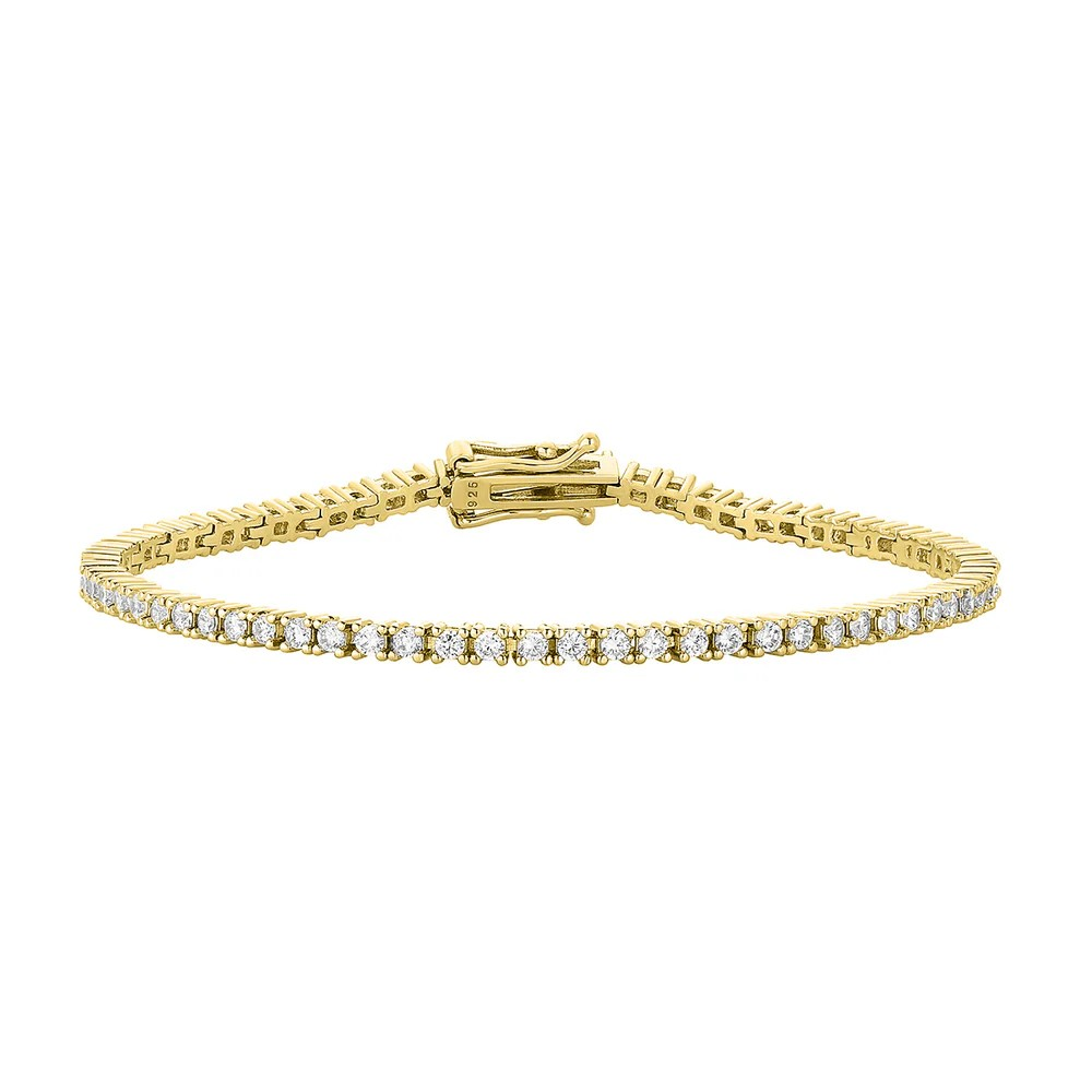 laney tennis bracelet - gold