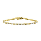 laney tennis bracelet - gold