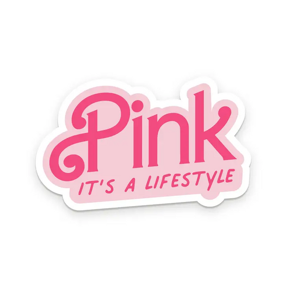Pink Lifestyle Sticker