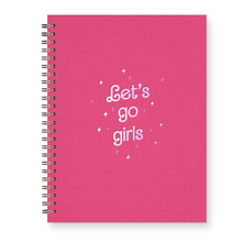  Let's Go Girls Journal: Lined Notebook in Hibiscus