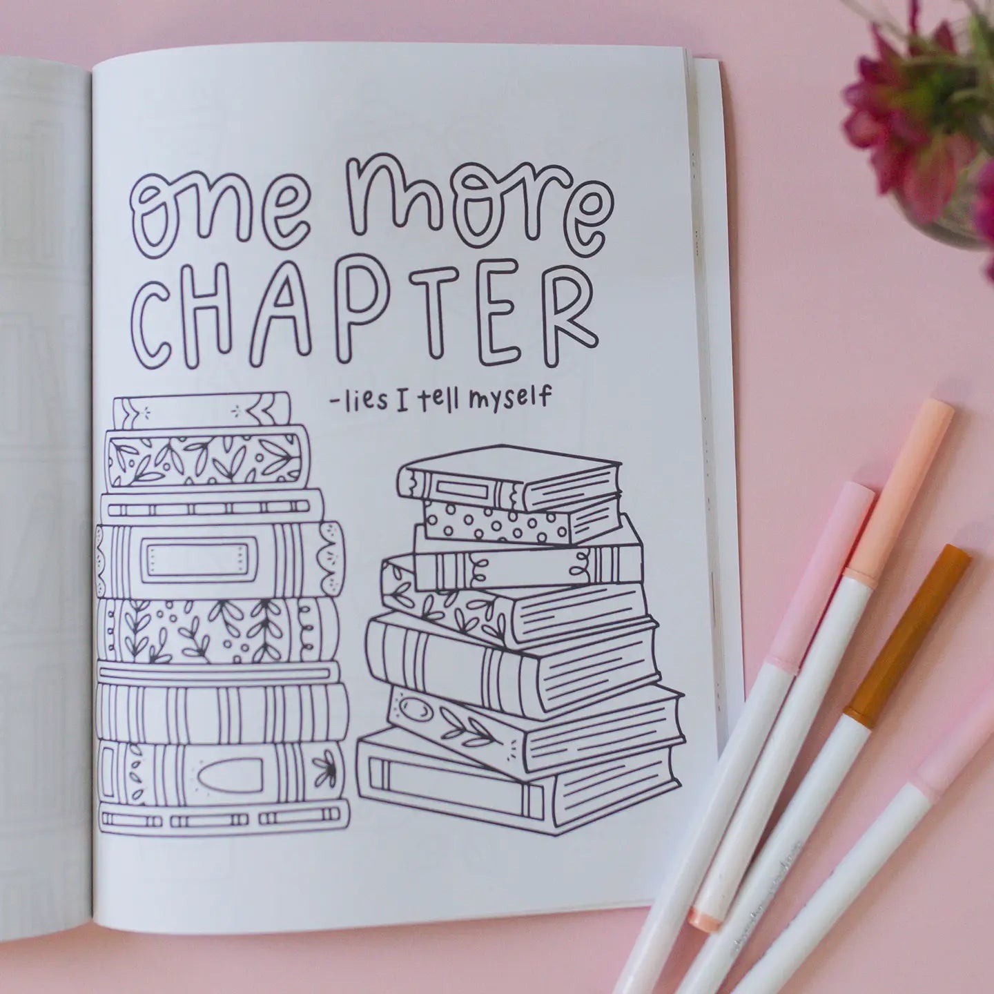 book lovers coloring book