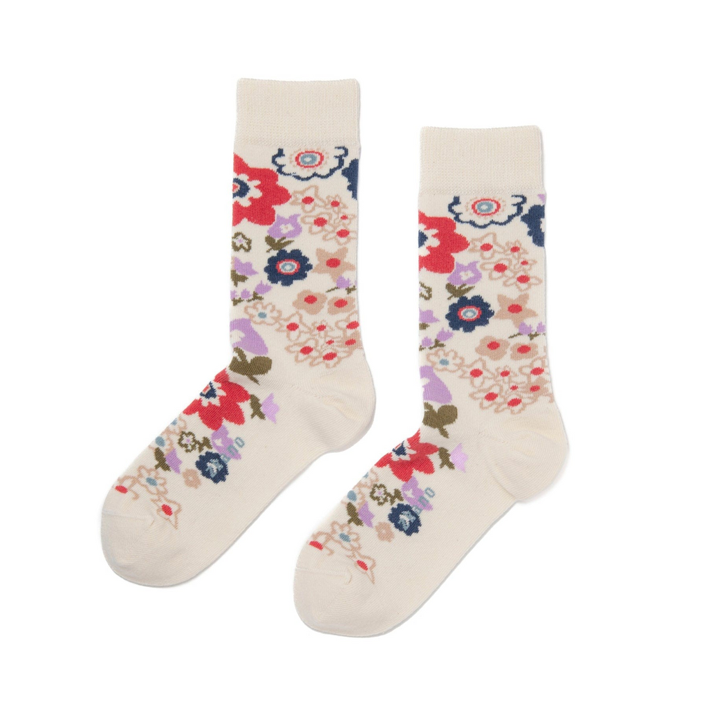 organic cotton crew socks - women's