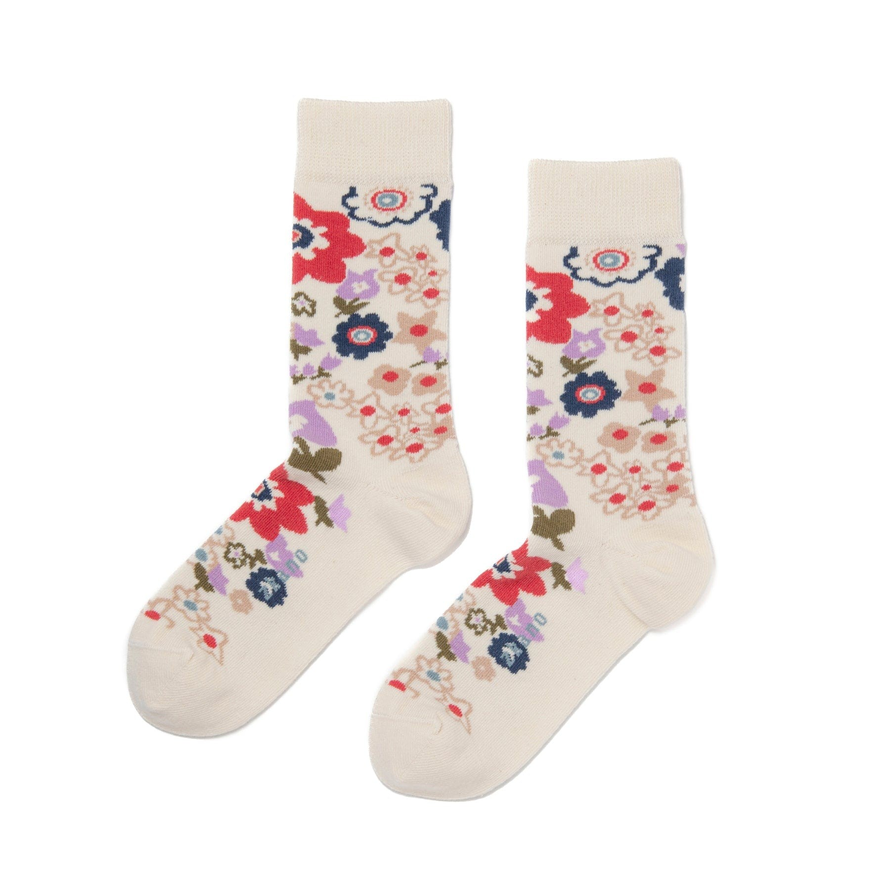 organic cotton crew socks - women's