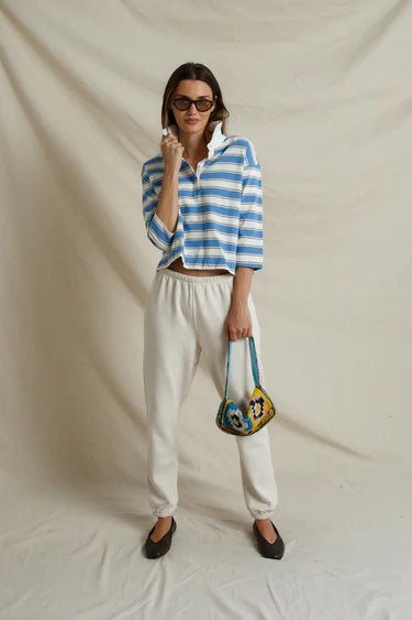 daria in pacific blue stripe