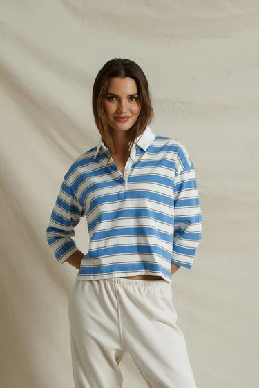 daria in pacific blue stripe
